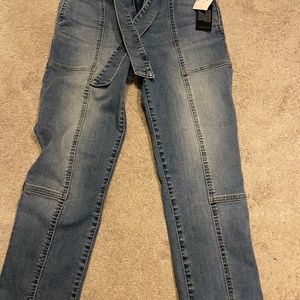 Kut from the Kloth Reese Seamed Jeans with Tie Waist